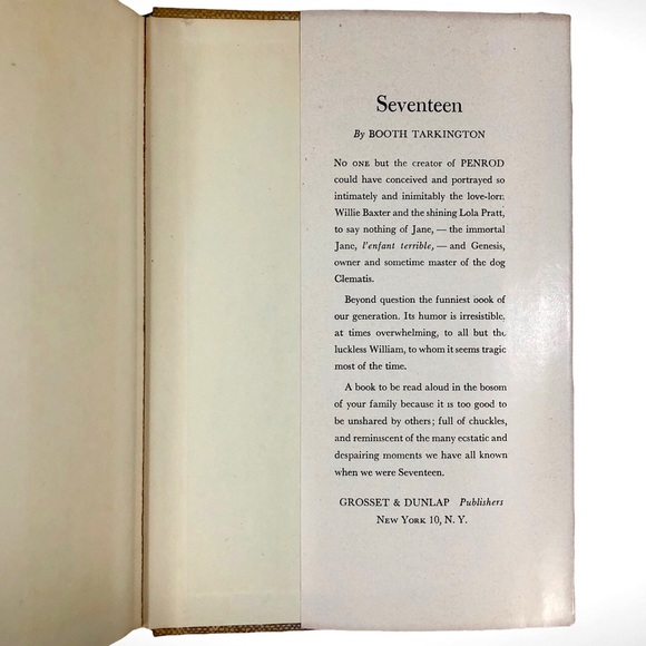 Antique Book “Penrod” By Booth Tarkington Hardback Book Dust Jacket 1914 - Picture 7 of 8